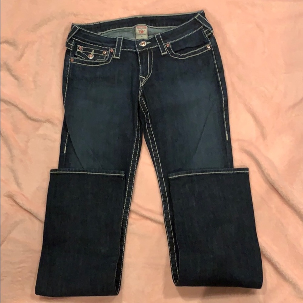True Religion w Pink Swarovski crystals